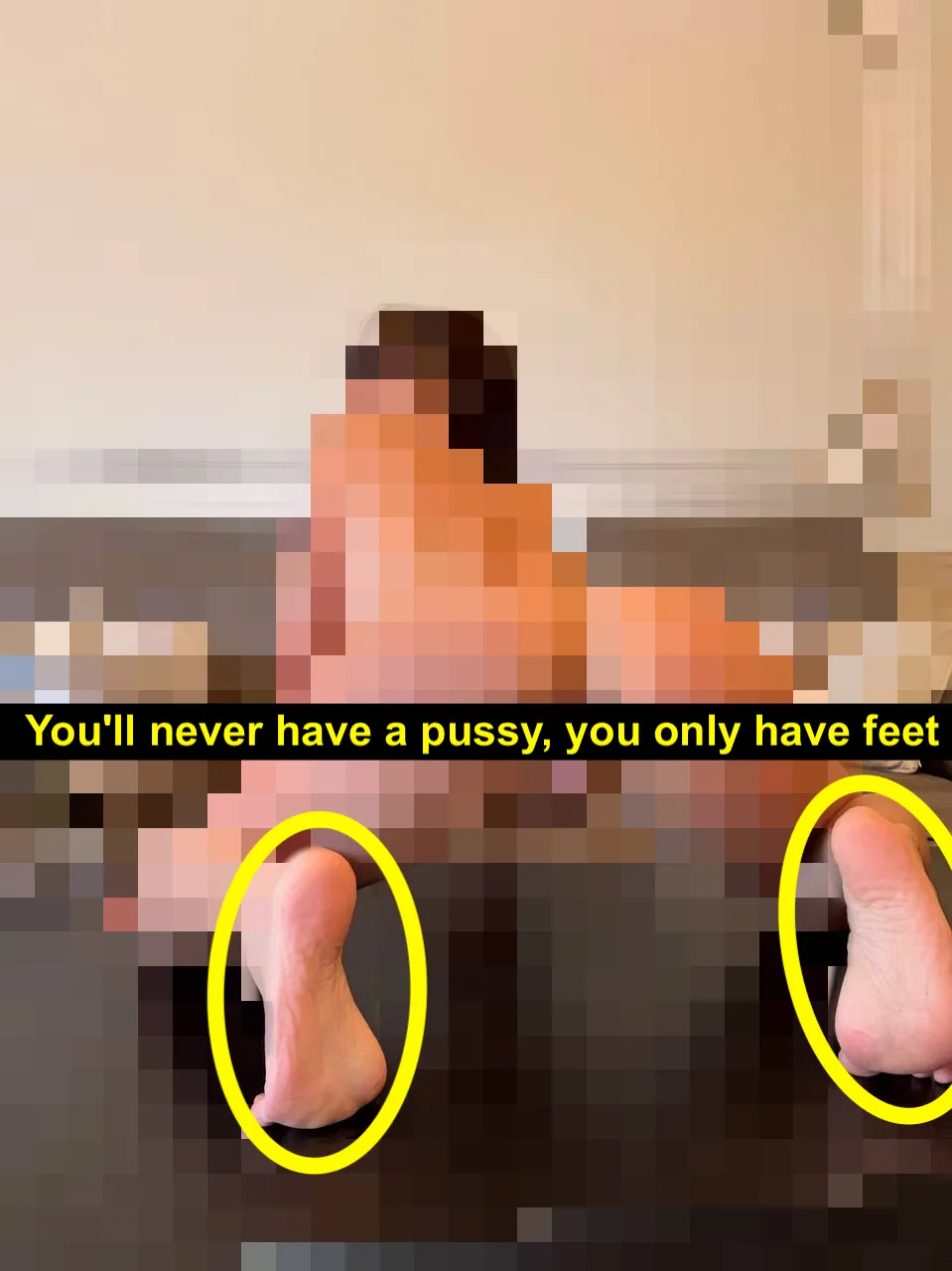 beg, cry, do everything you can, but your limit is feet