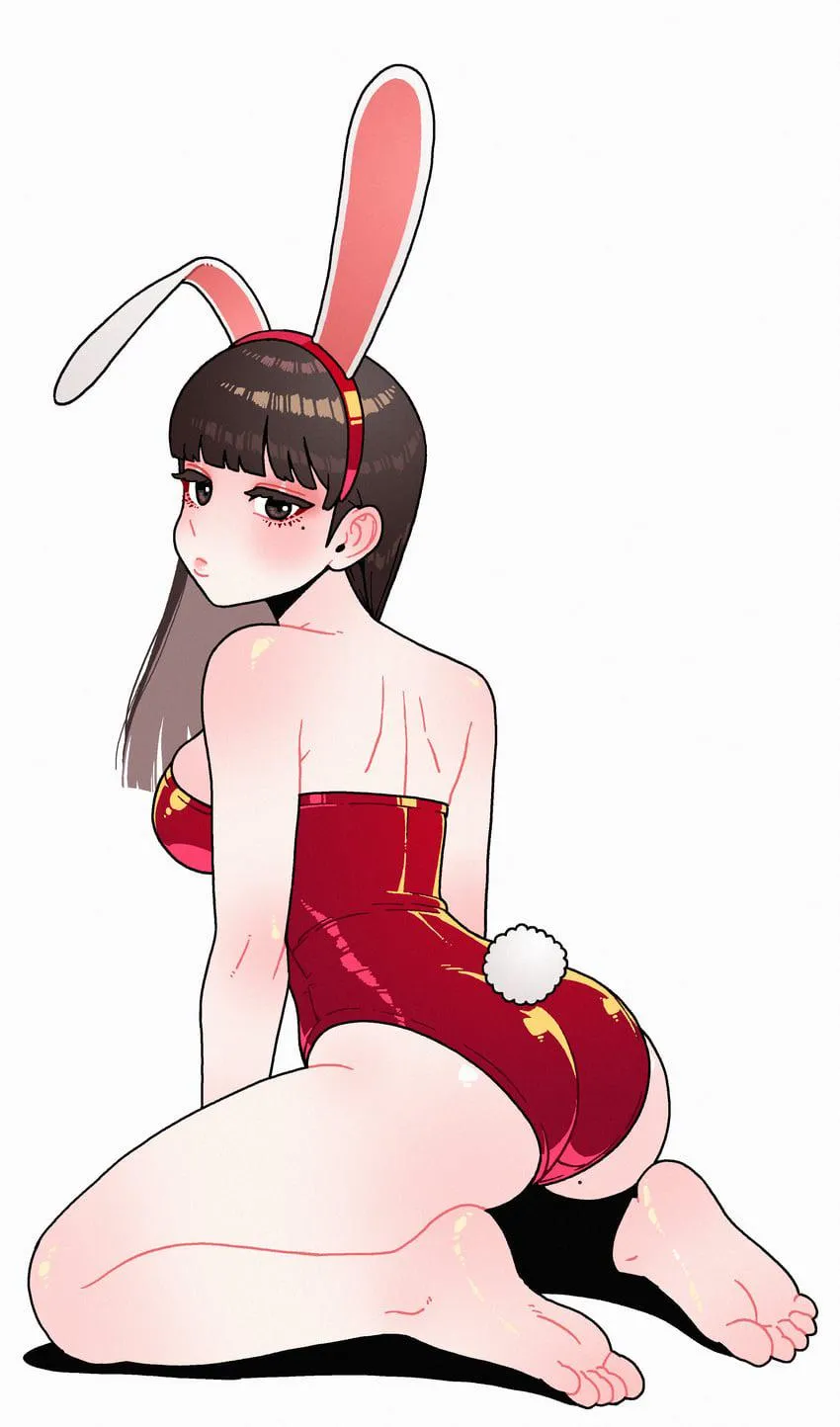 Bunny Beauty in Red [Original]