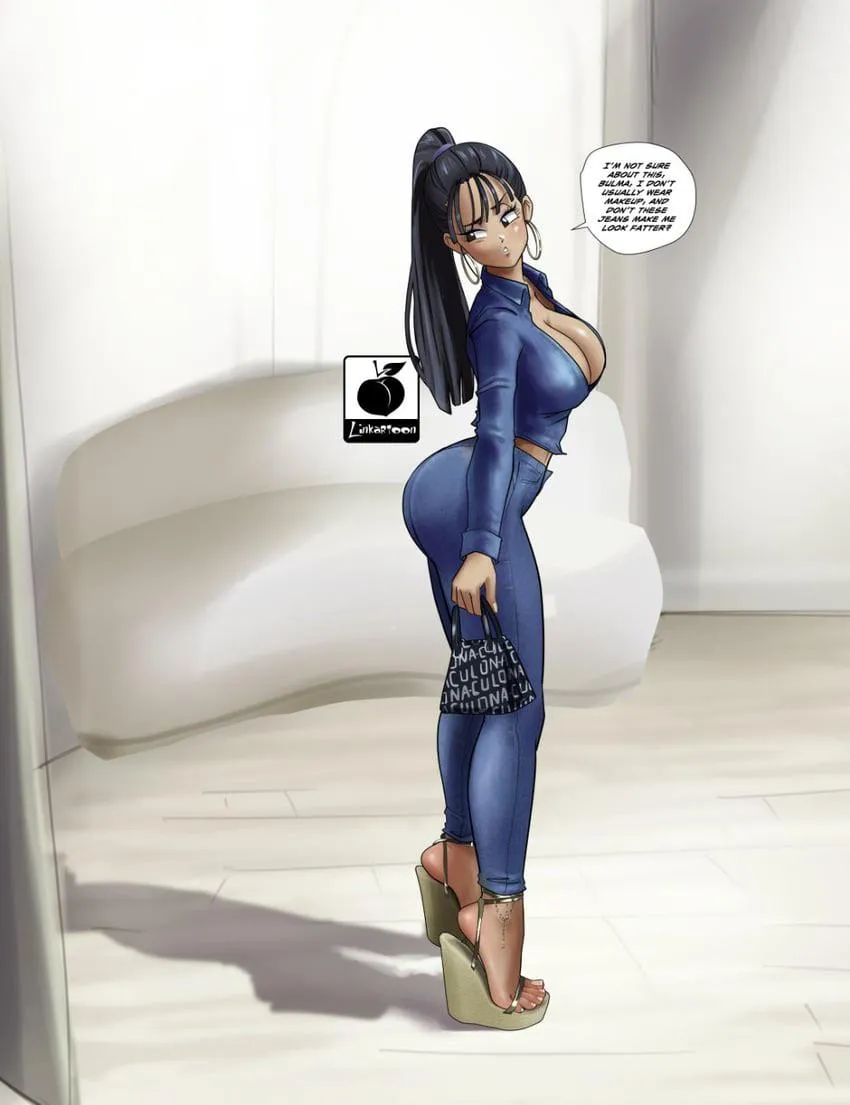 Chi-chi After Trying on Jeans [Dragon Ball]