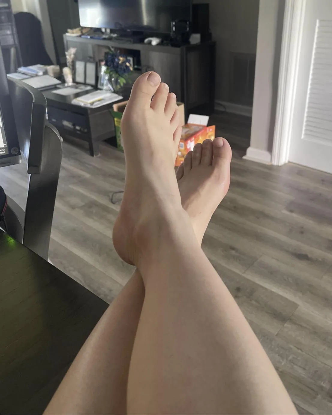 Do my feet look soft to you?