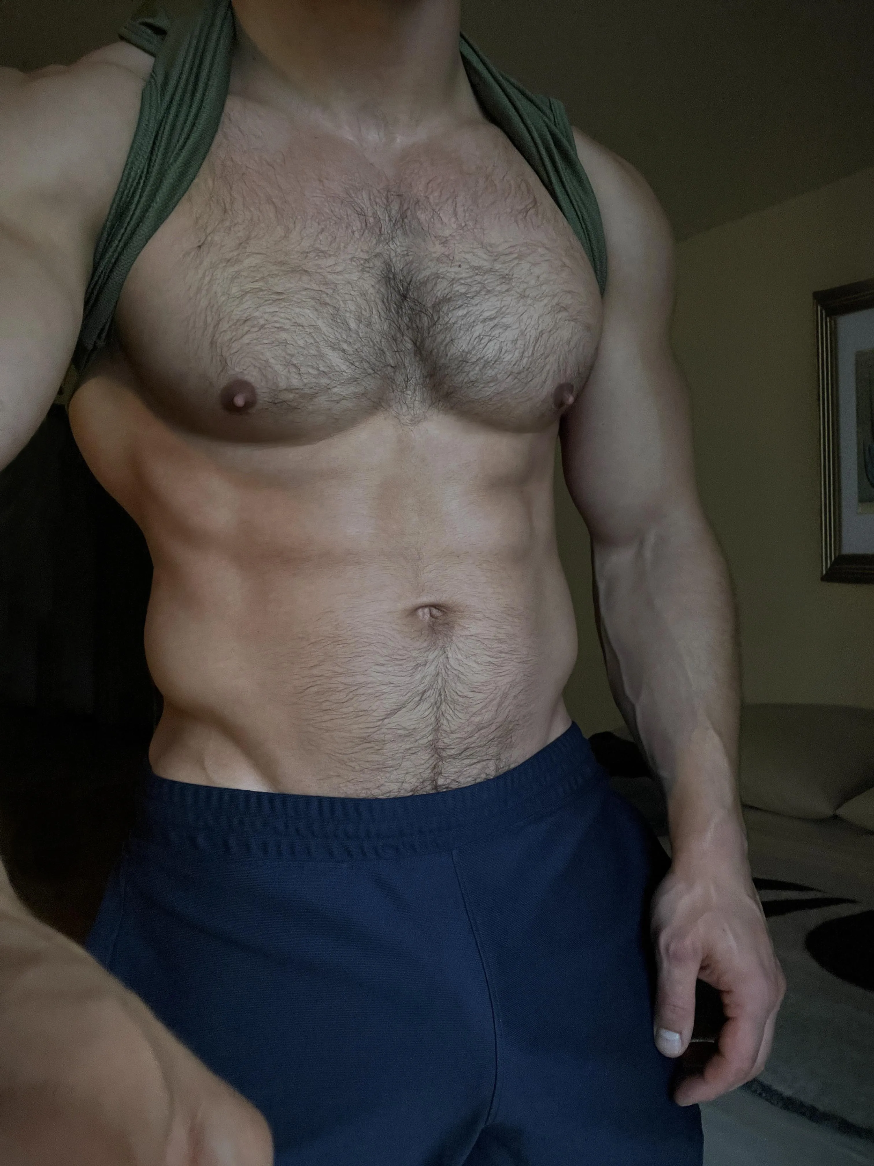 Do you prefer the workout results, or the carpet I’m growing?