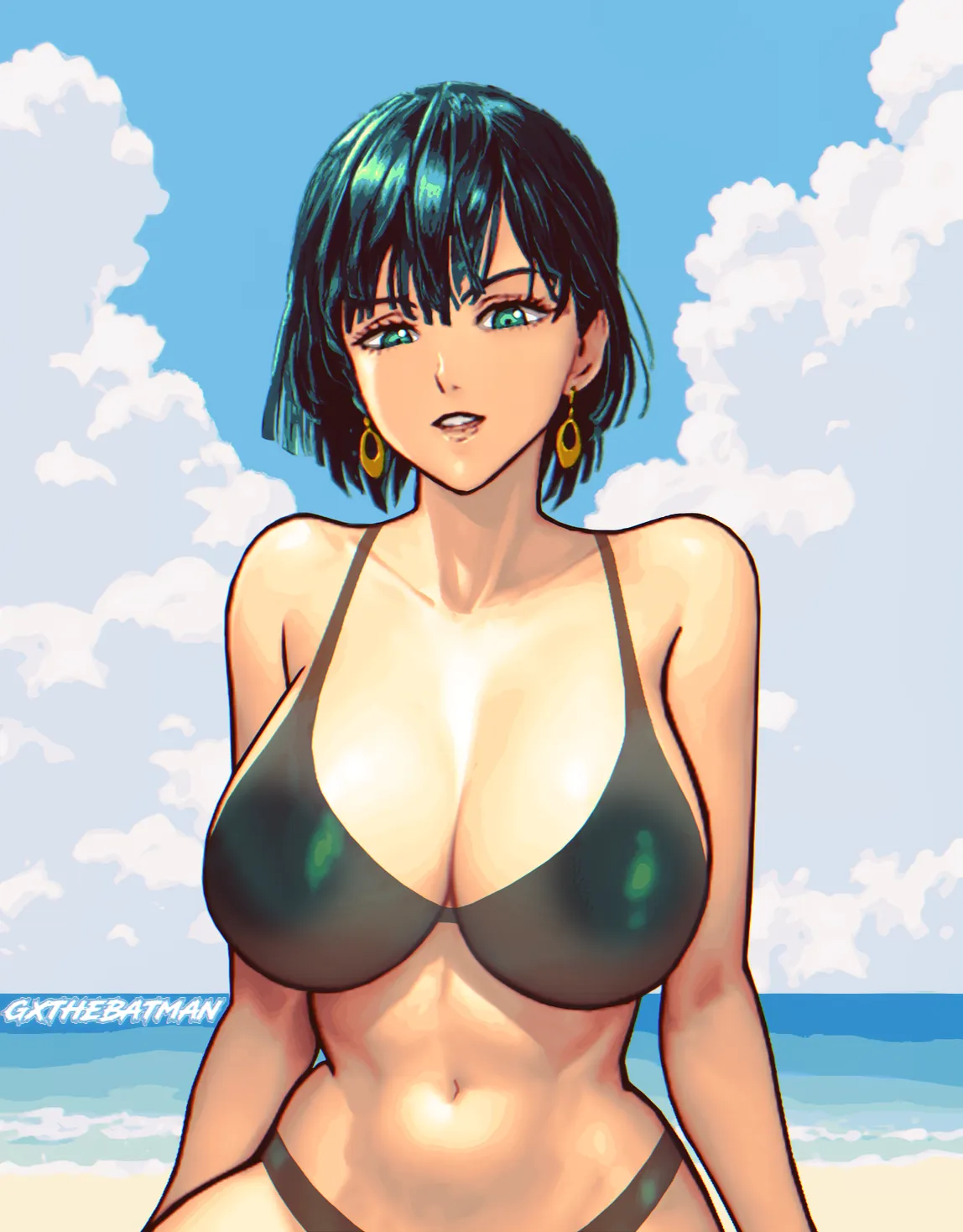 Fubuki at the beach [One Punch Man]