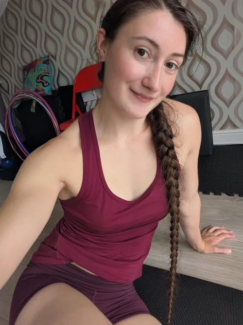 Just me, fresh from training