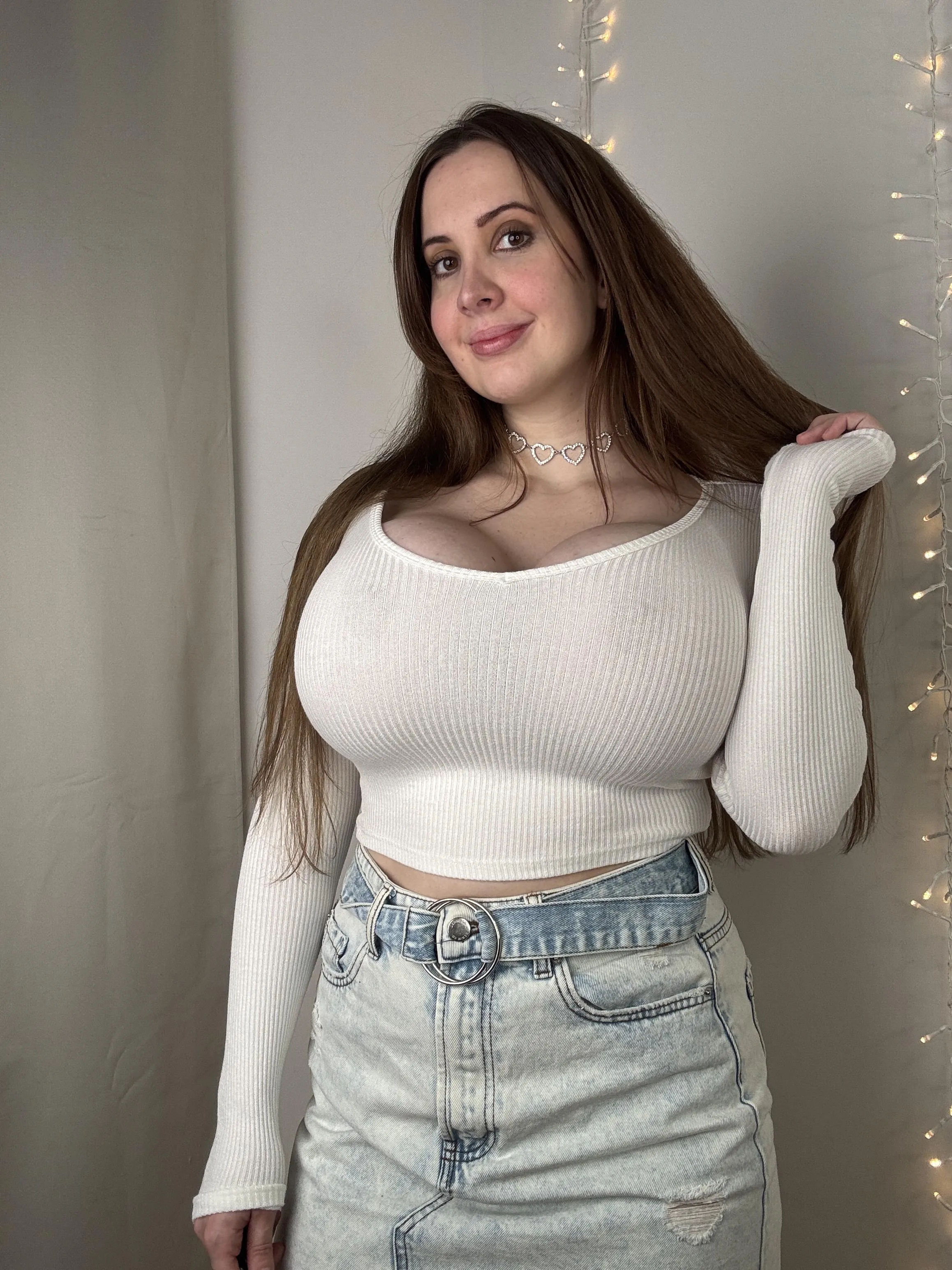 My top is practically begging for a rescue mission; these curves were not made to be contained.