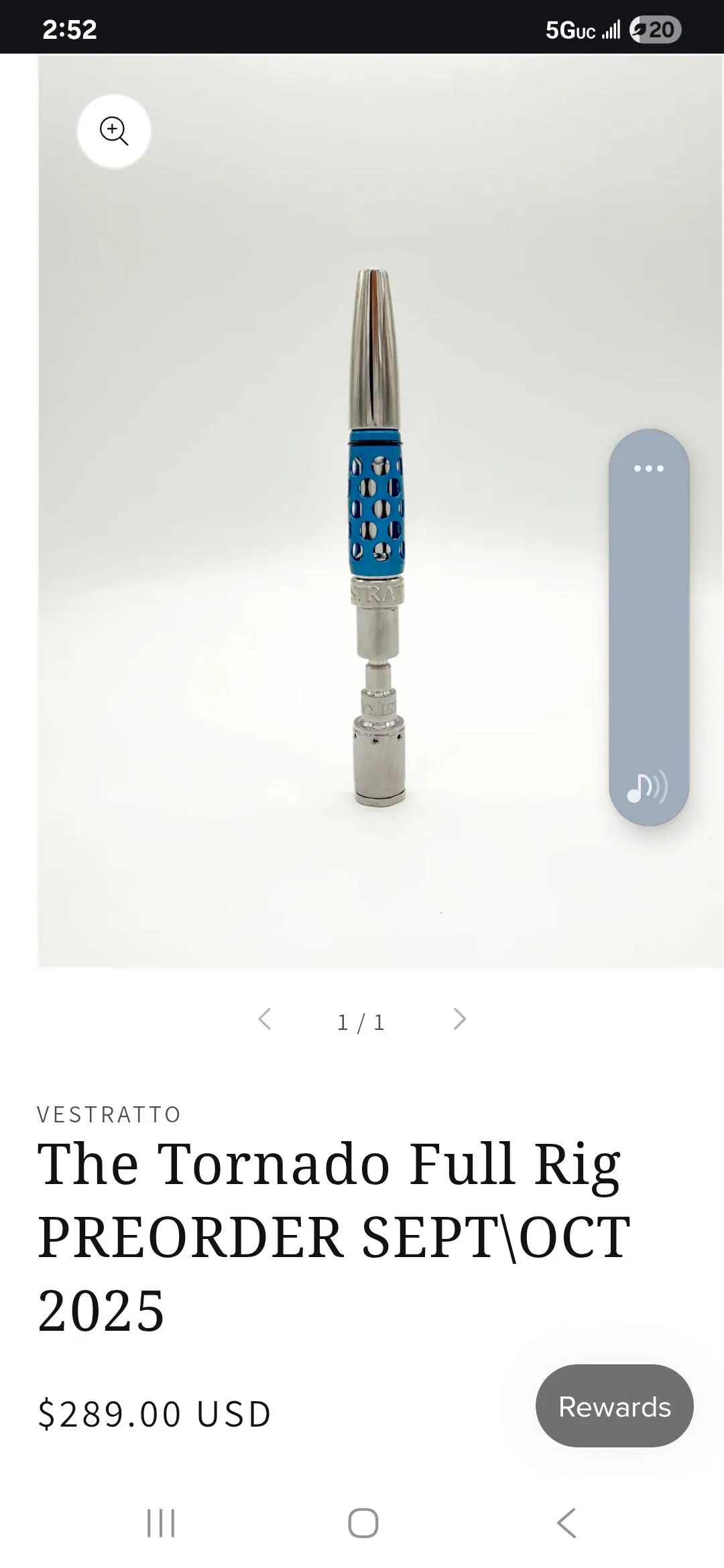 Vestratto tornado but with stem instead of wpa?