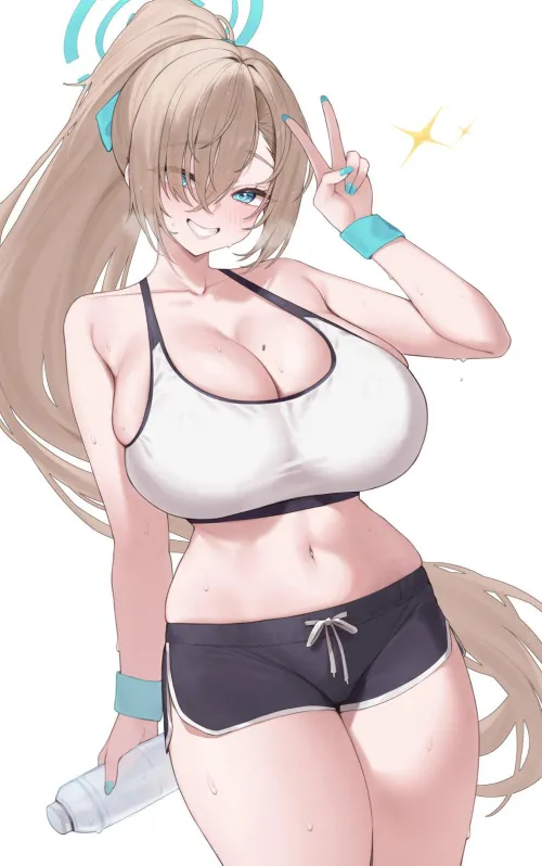 Asuna in short shorts (Kuavera) [Blue Archive]