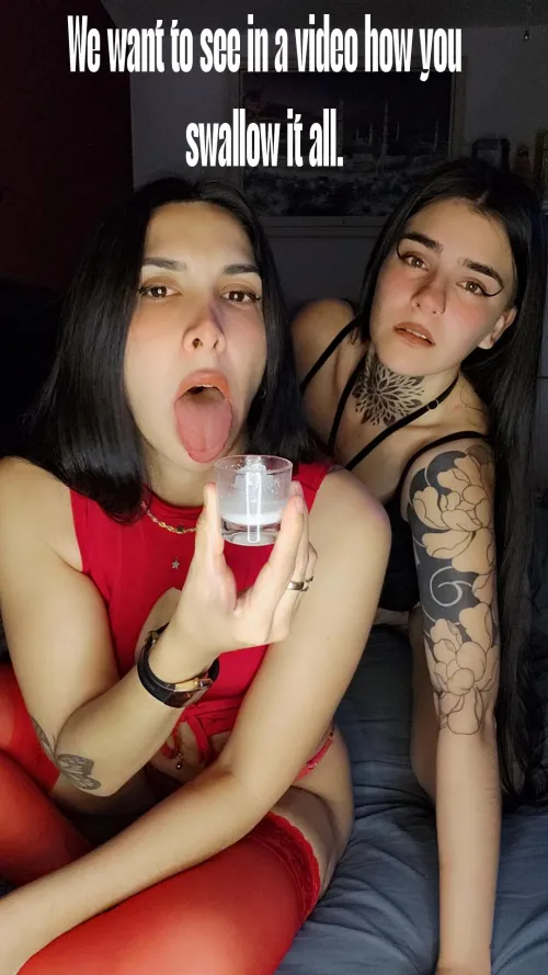 I want you to swallow it all, slowly, enjoying your own misery.