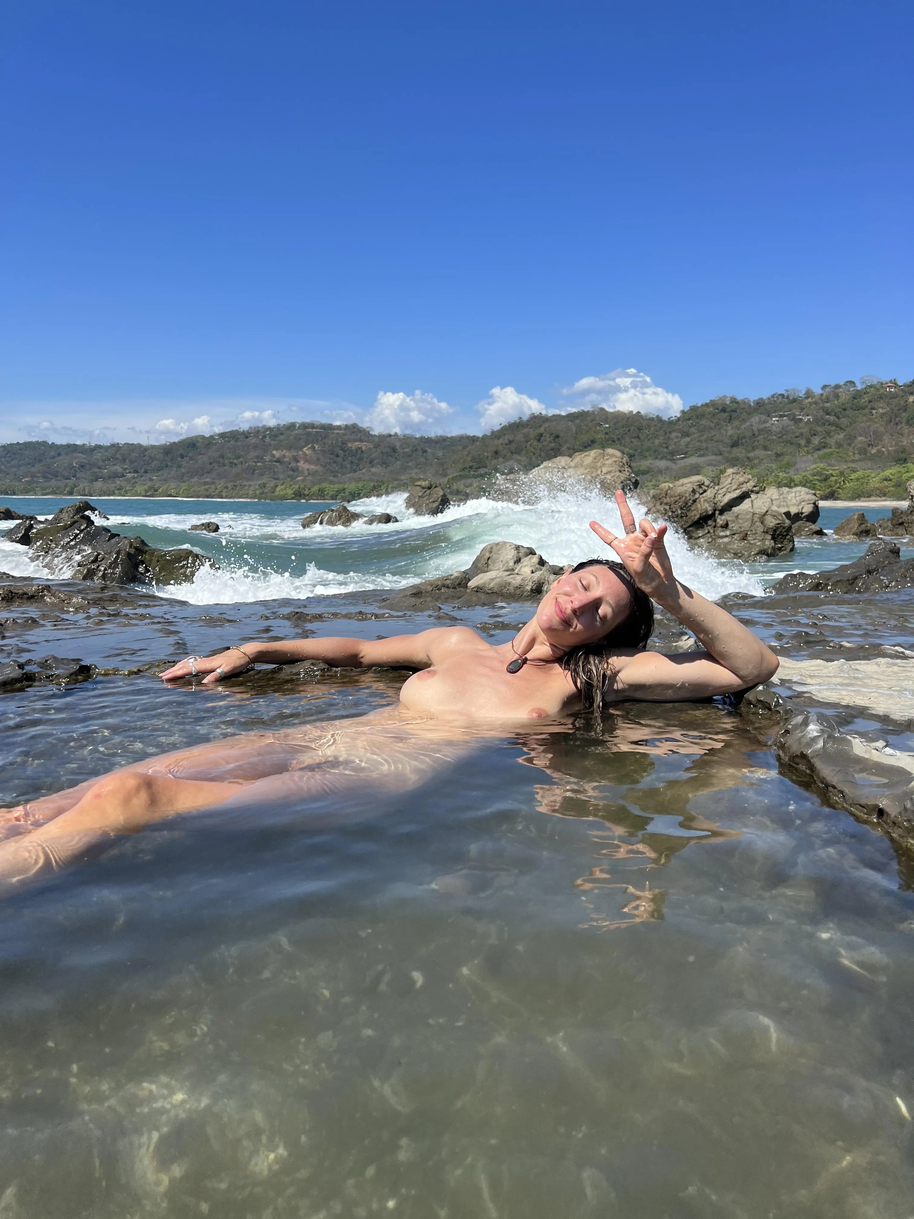 Found a beautiful tide pool in Costa Rica
