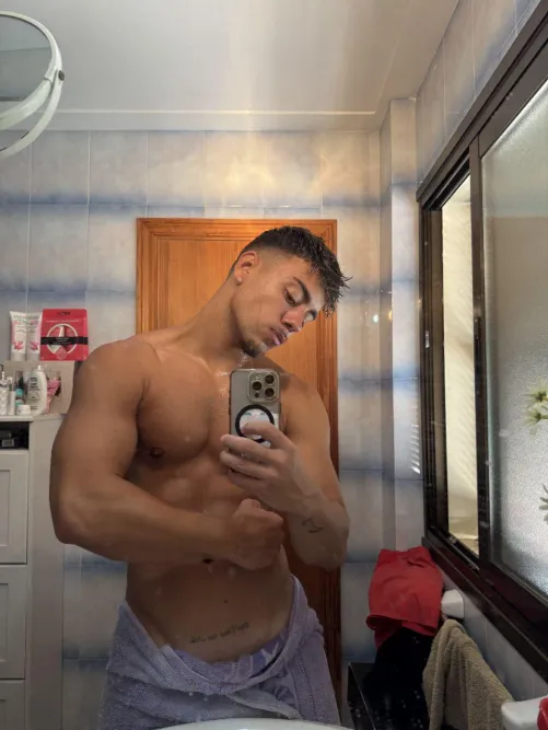 I just got out of the shower