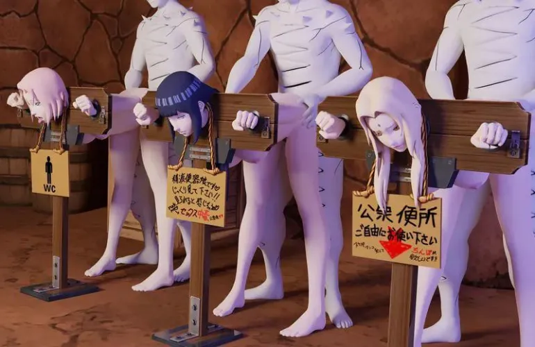 Kunoichi Defeat [Naruto] (artist: PervertedGecko)