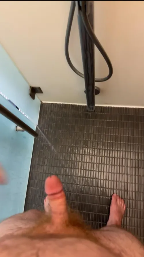 Locker room shower