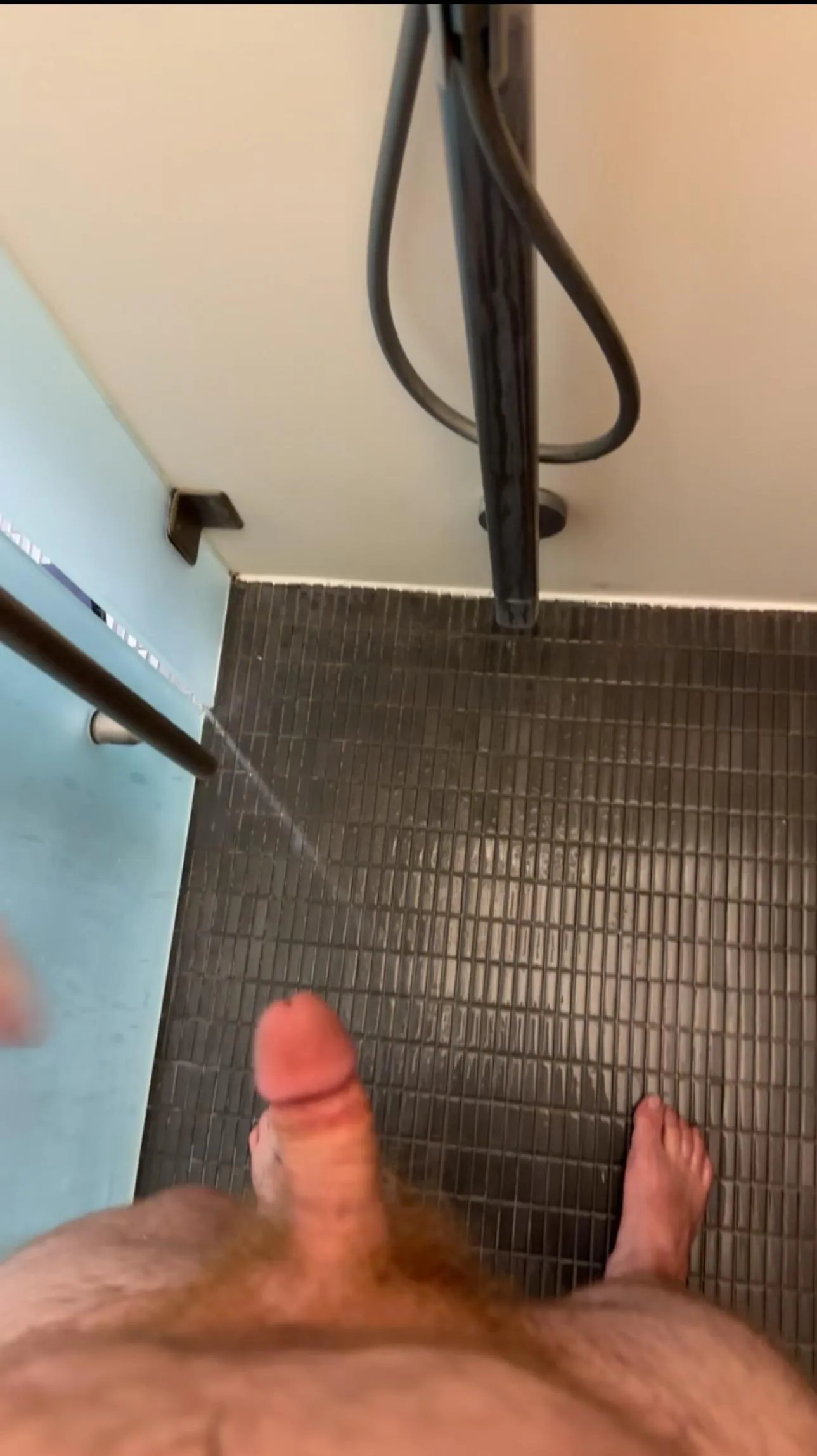 Locker room shower