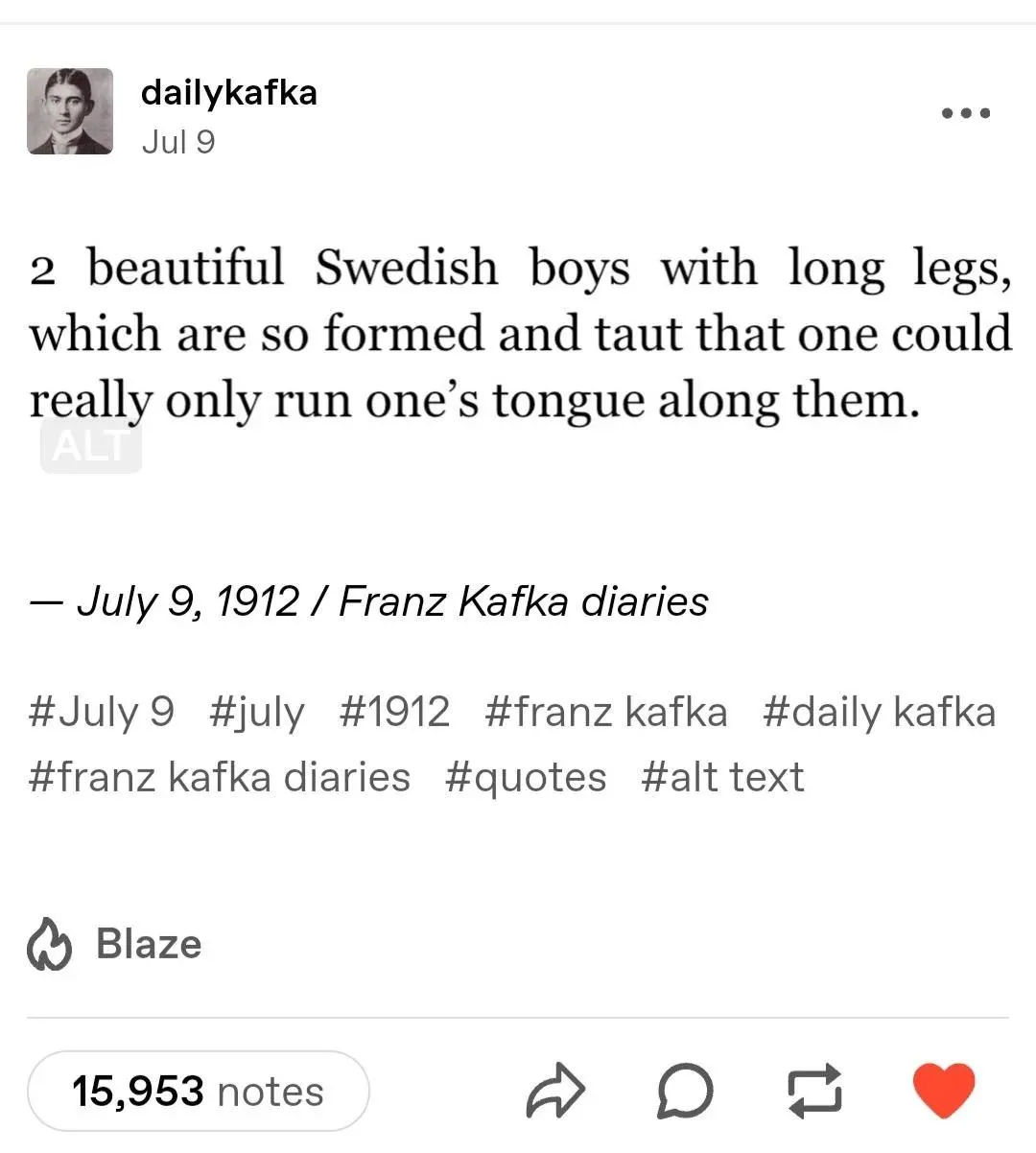 What did Kafka mean by this?