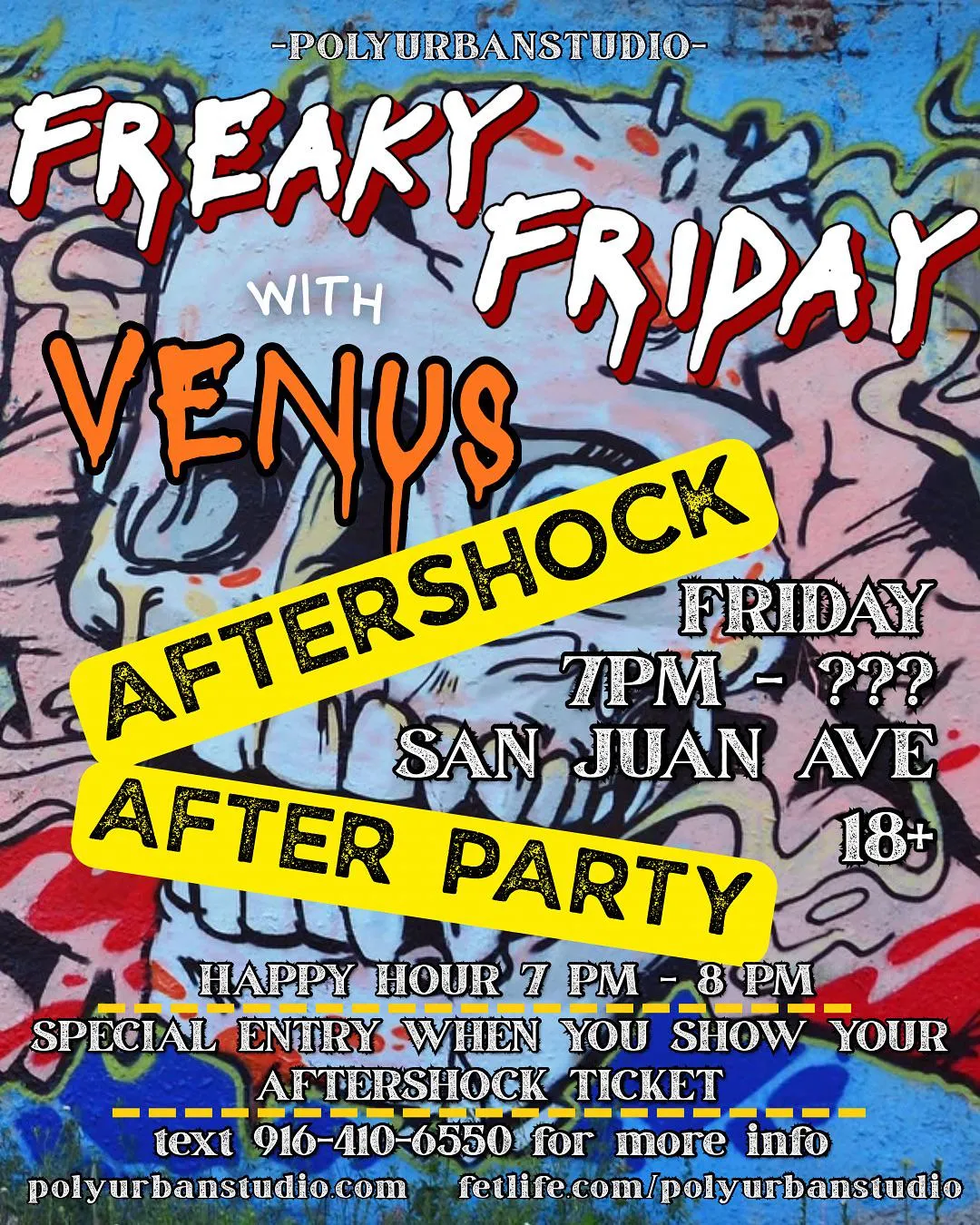 AFTERSHOCK AFTER PARTY - FRI 10/3
