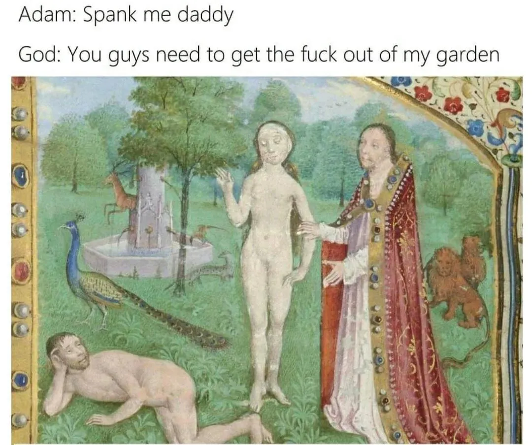 That's how it all started. I wasn't an apple.