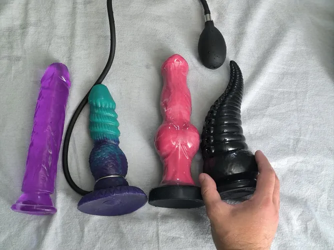 Daddy got me some new toys... during our beach vacation