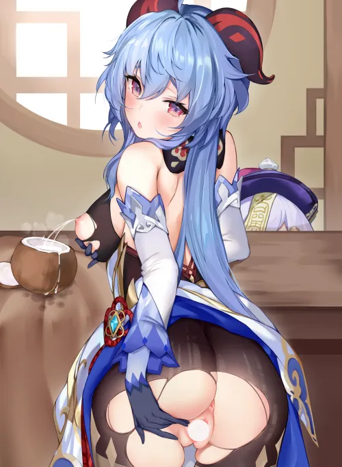 Daily Ganyu Lewdie #1366 More Milk