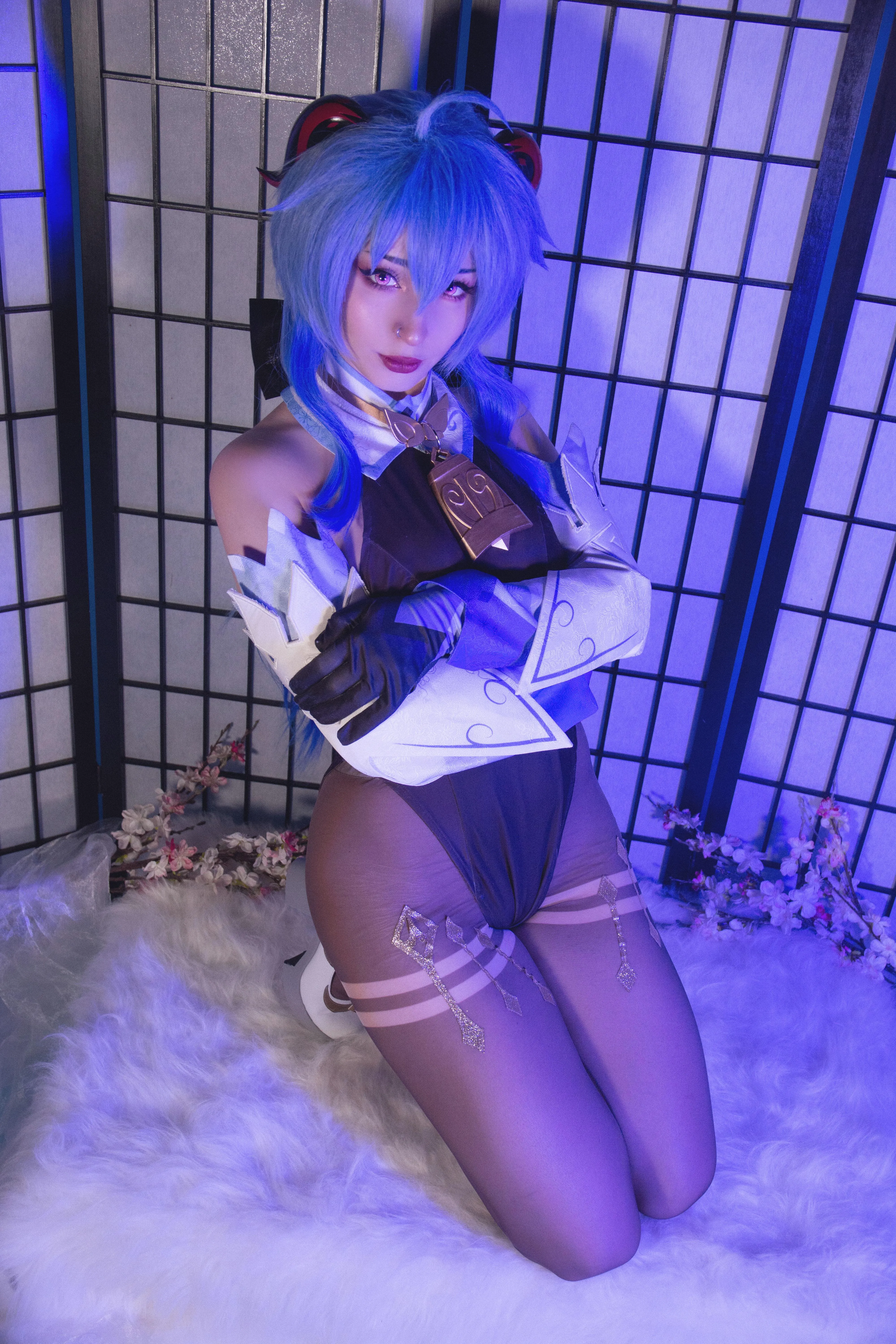Ganyu cosplay by me (Shiroktsne)