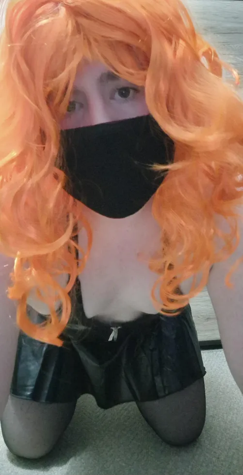 On my knees and ready for you baby