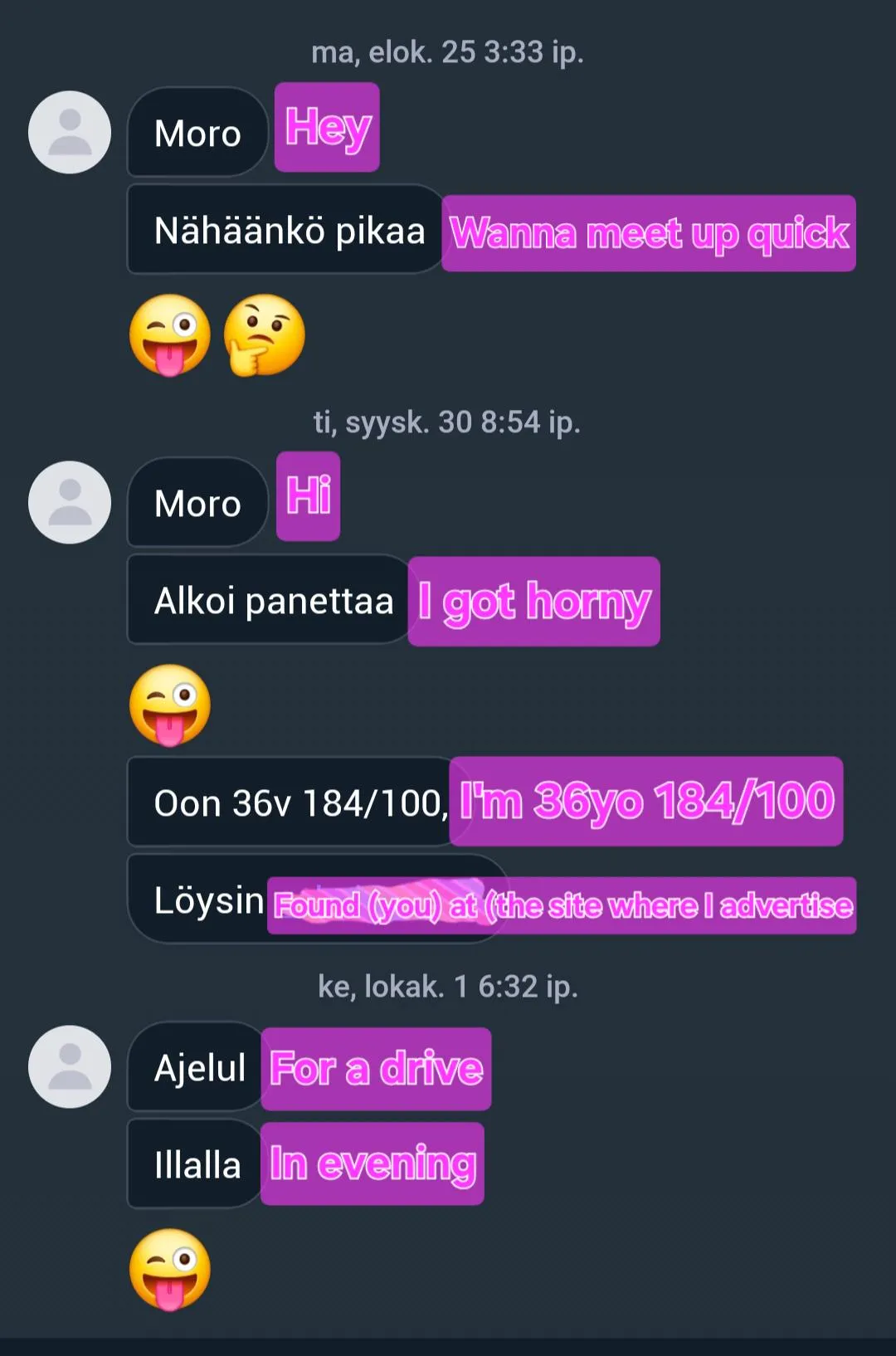 Can't use full sentences at 36 years old dude.