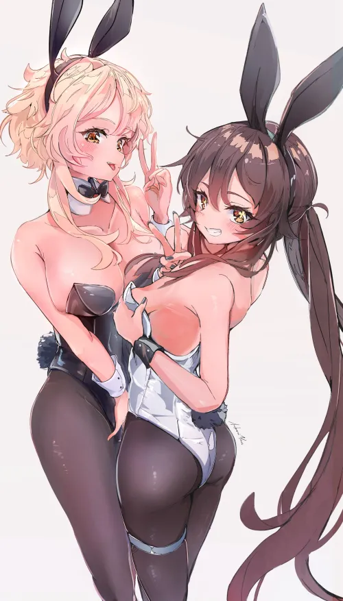 Bunny Lumine & Hutao