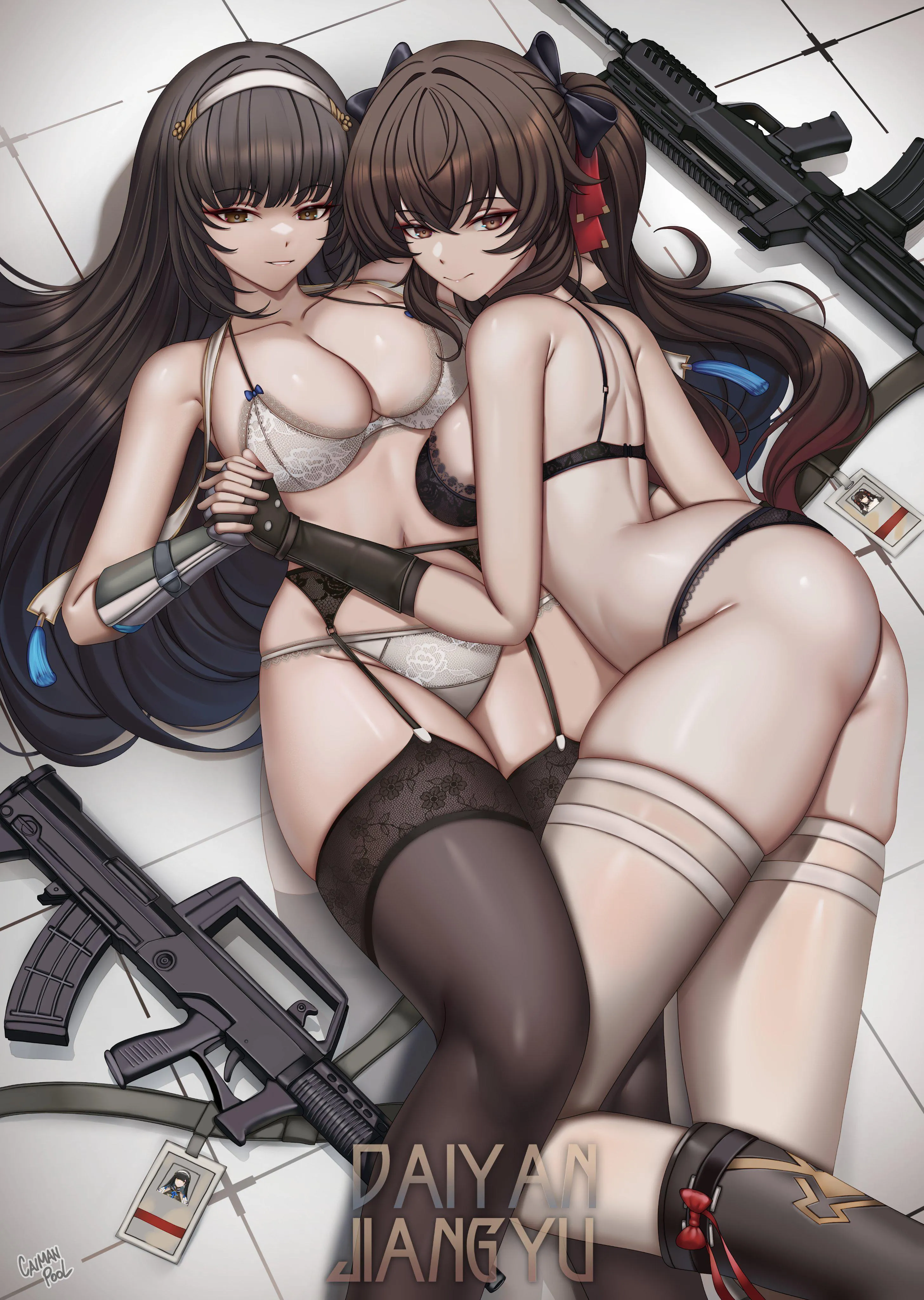 Daiyan and Jiangyu fieldstrips (Caiman Pool) [Girls' Frontline 2: Exilium]