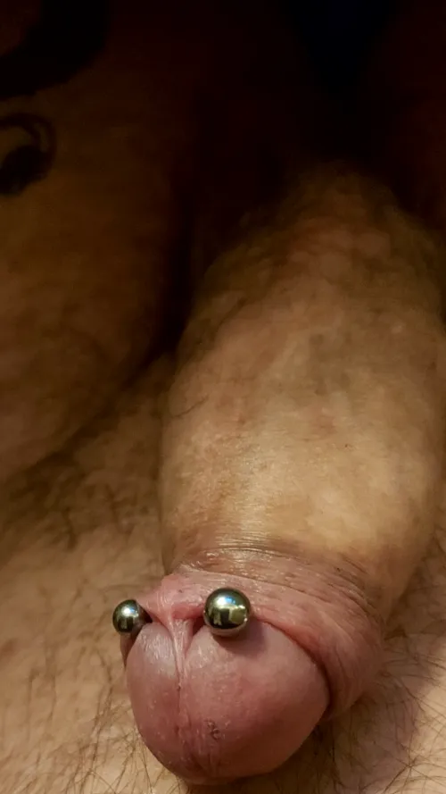 My first frenum piercing