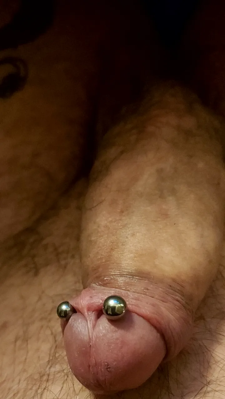 My first frenum piercing