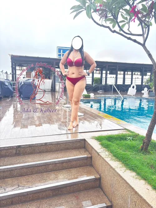 Nothing special, just trying to grab attention of my boss… He was having breakfast by the pool.