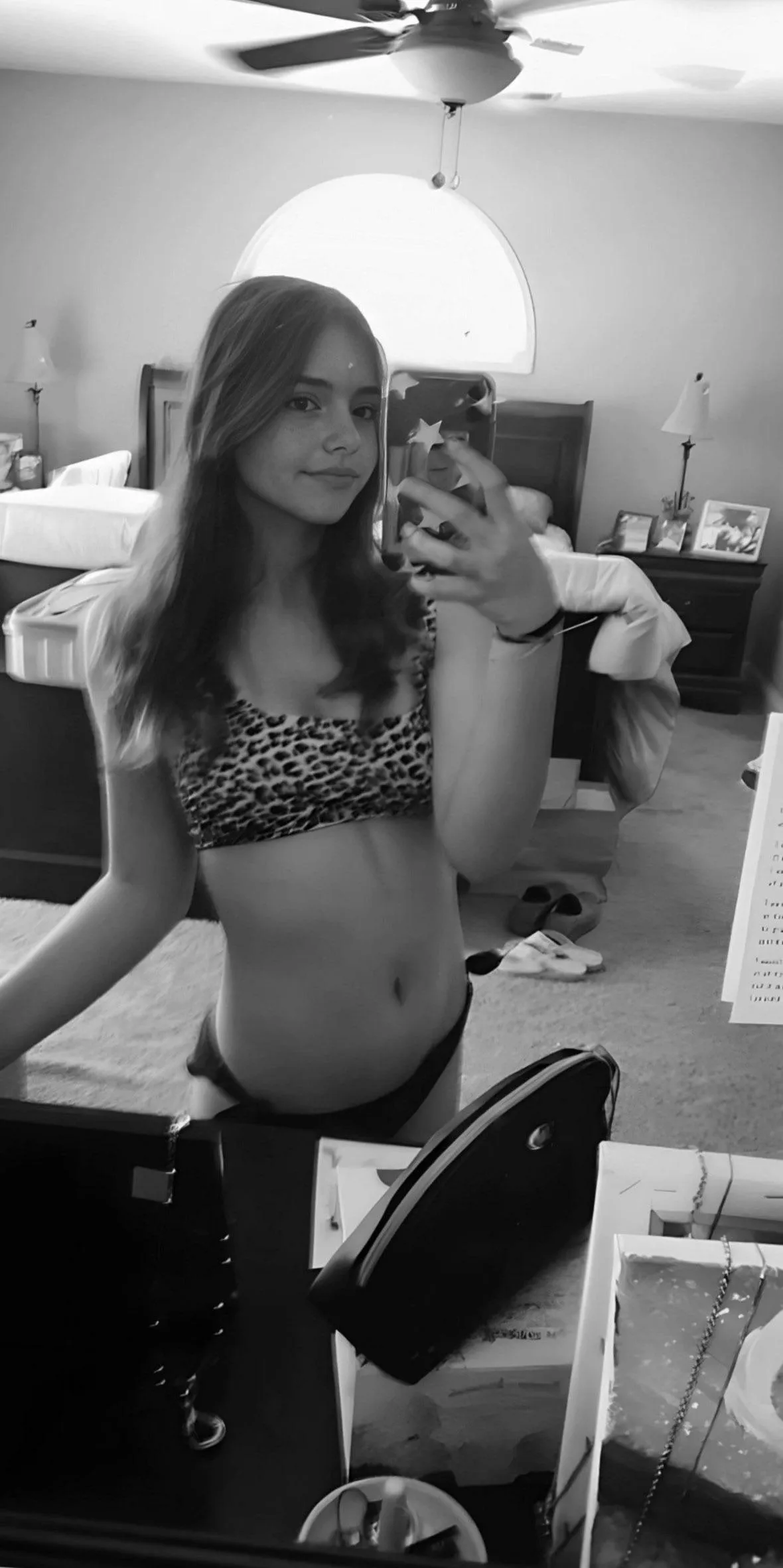 Preparing to tease my step dad as soon as he arrives