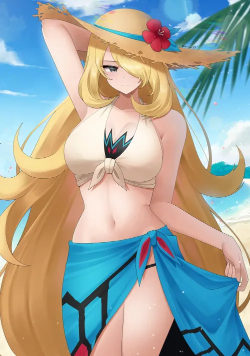 Summer Cynthia [Pokemon]