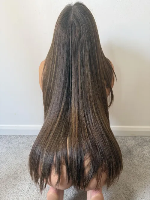 Hair that reaches all the way down…