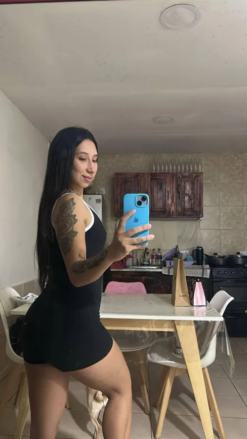 I love my long black hair