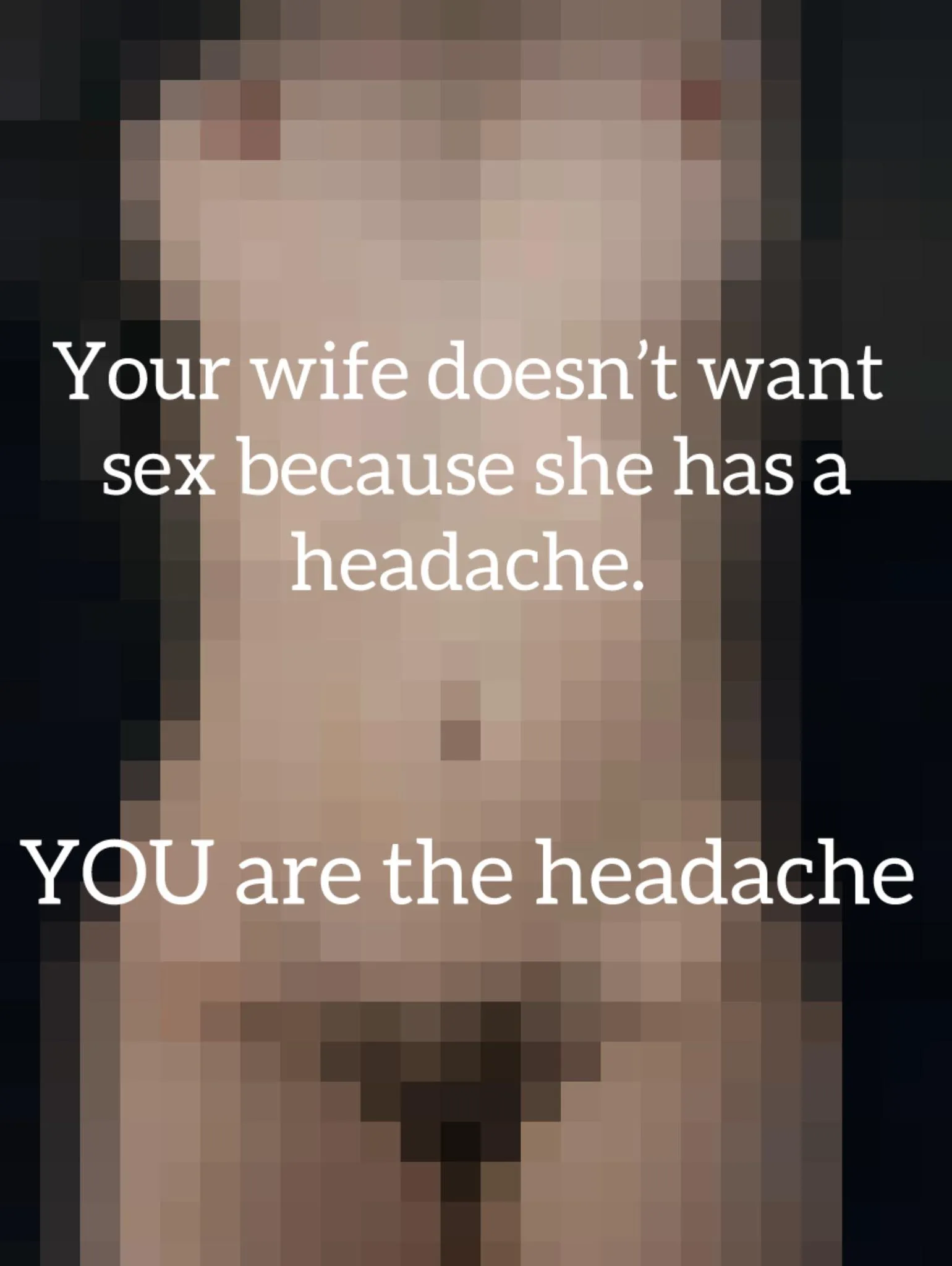 Surprise surprise, it’s your fault ❤️