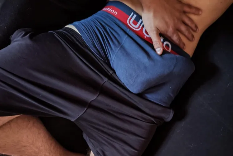 Trying to relax with my friend