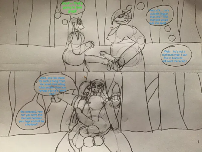 (Amateur Art!) The Shiny Gardevoir’s New Toy