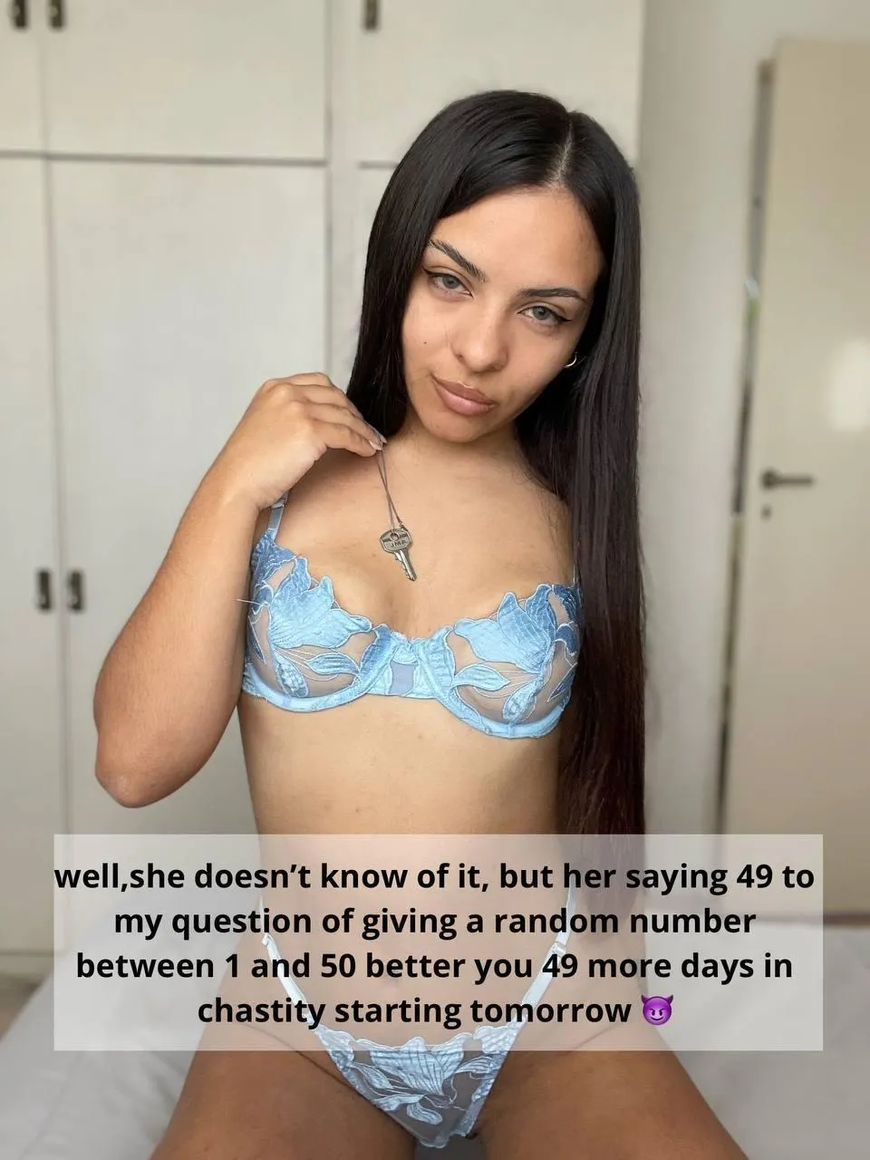Chastity, femdom, locktober