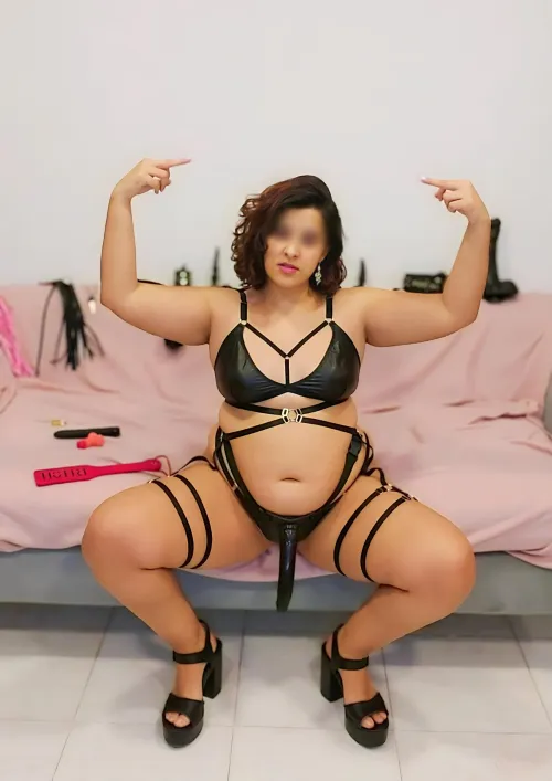 Do you want me to show you how beautiful I am with my strap-on on?