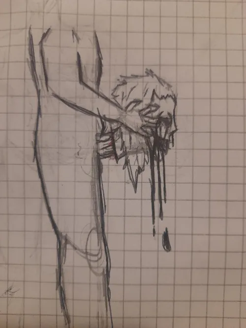 Doodled 035 getting skullfucked lol