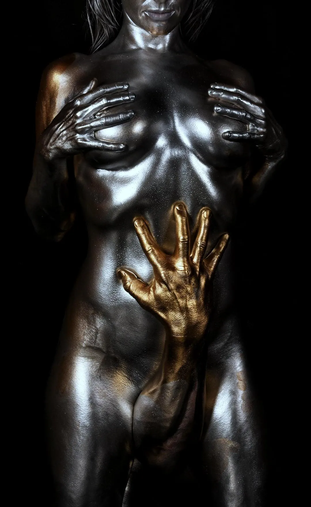 Get naked and have a man reach between your legs... for art