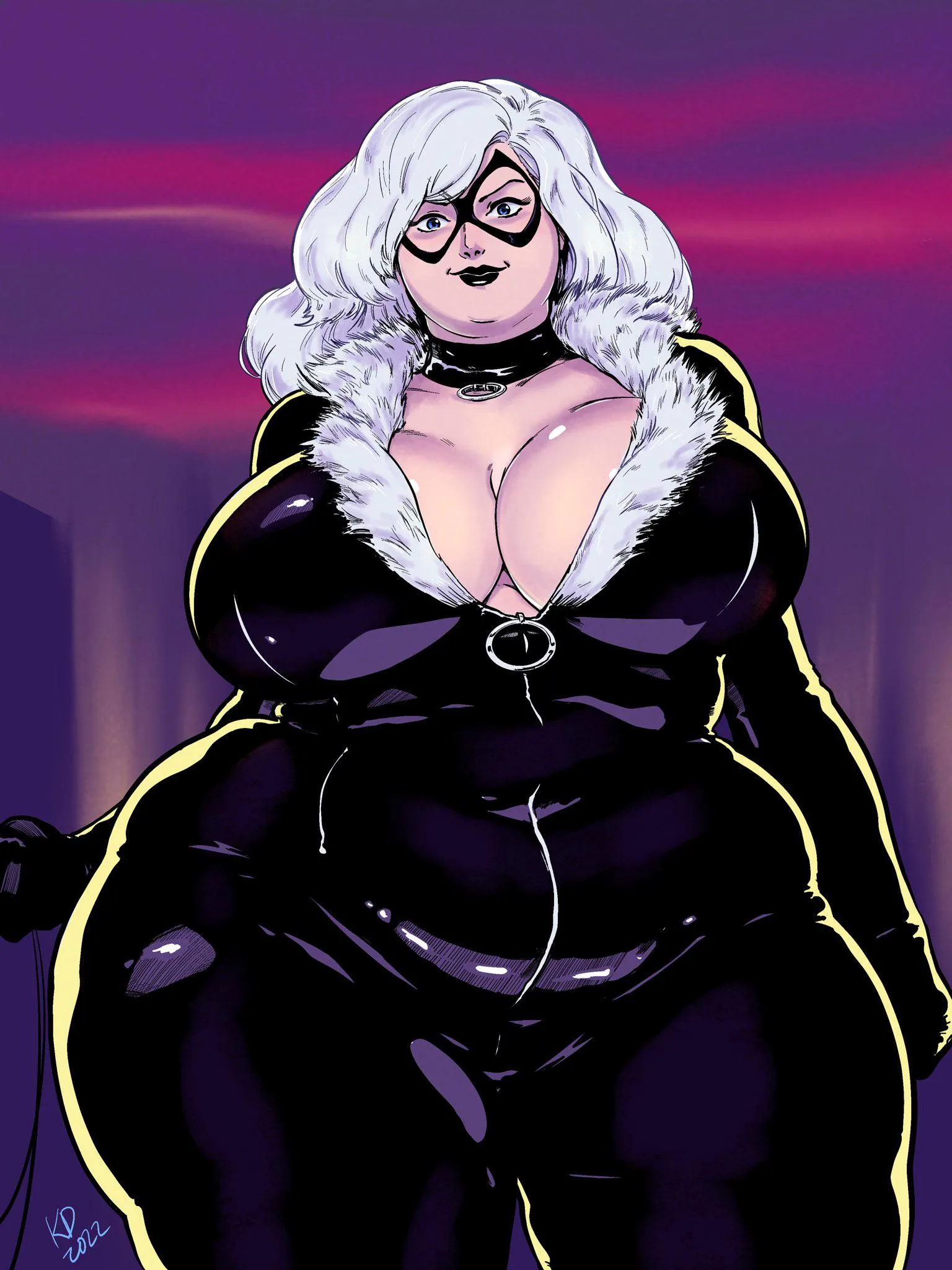 Plus Sized Black Cat