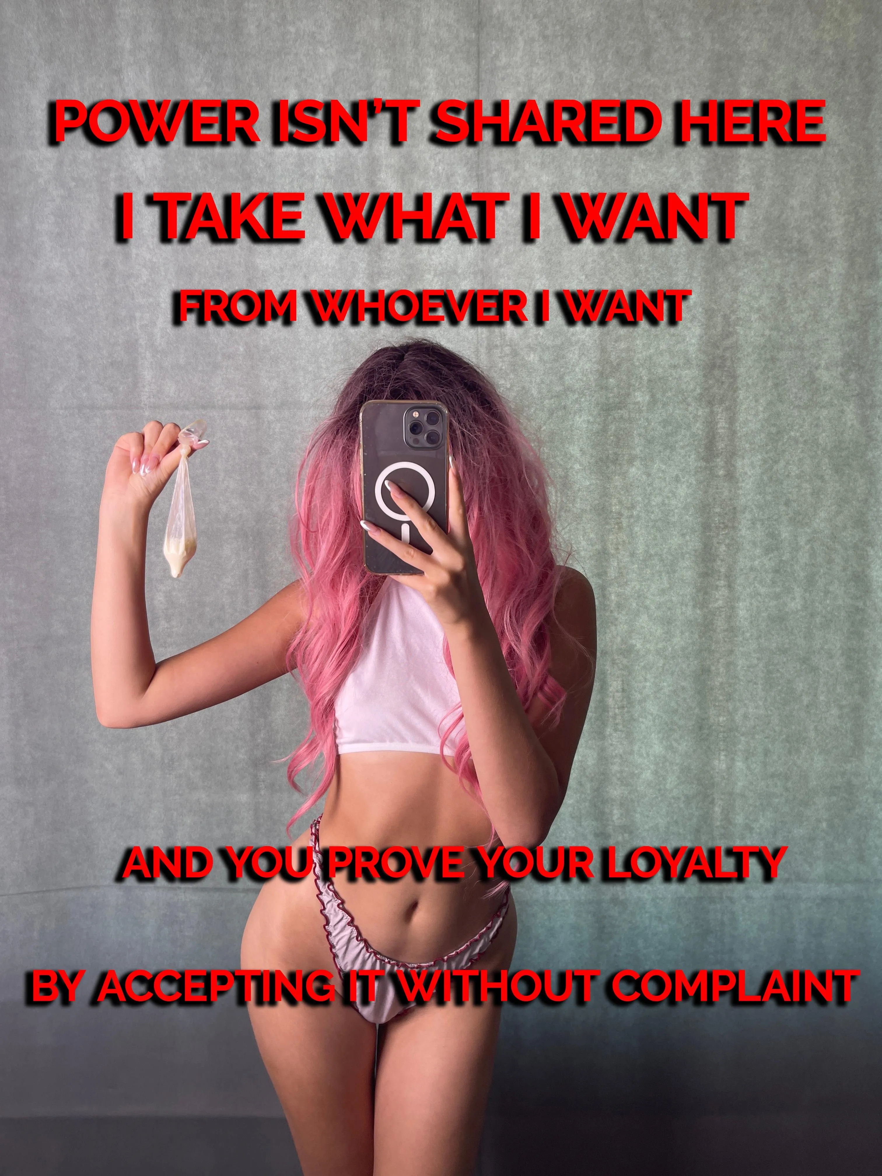 Demonstrate your devotion, loser‼️