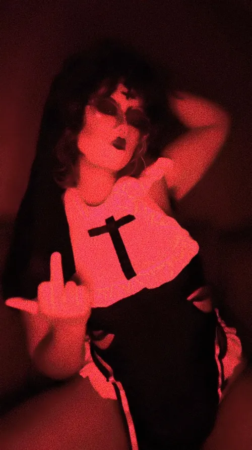 Fuck your religion, I’m God now. 🛐🛐🩸