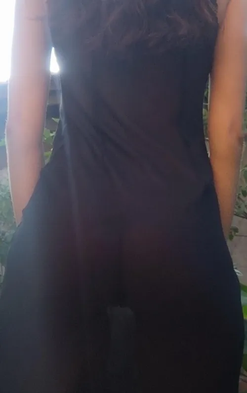 a black dress draws attention