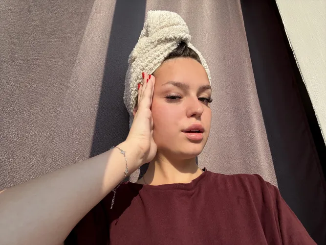 It just needs a little time to dry.