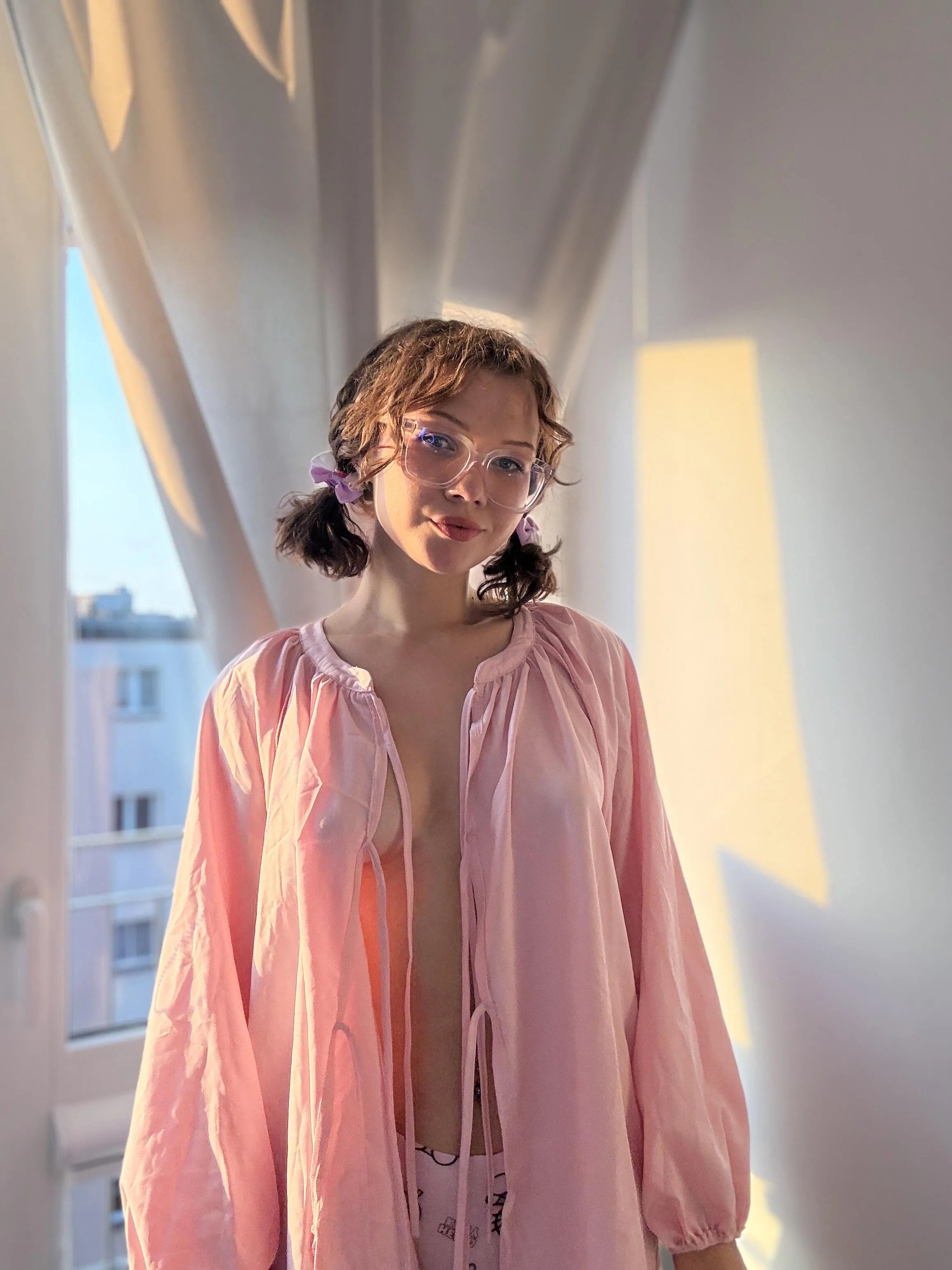 The sun's rays hit my chest perfectly