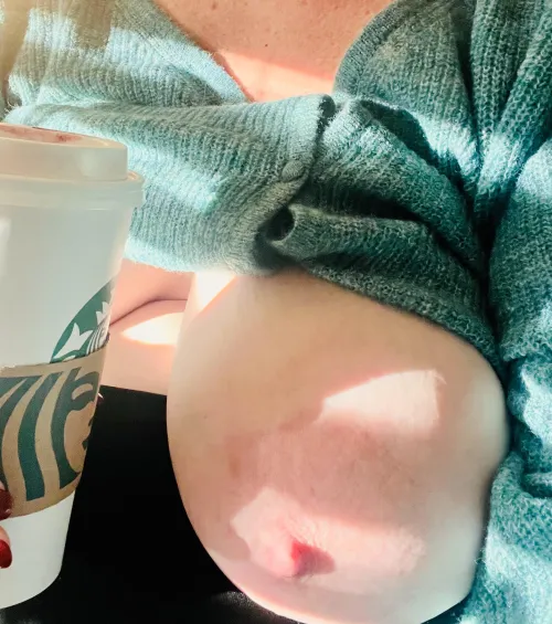 These cool mornings call for a PSL and a new sweater.