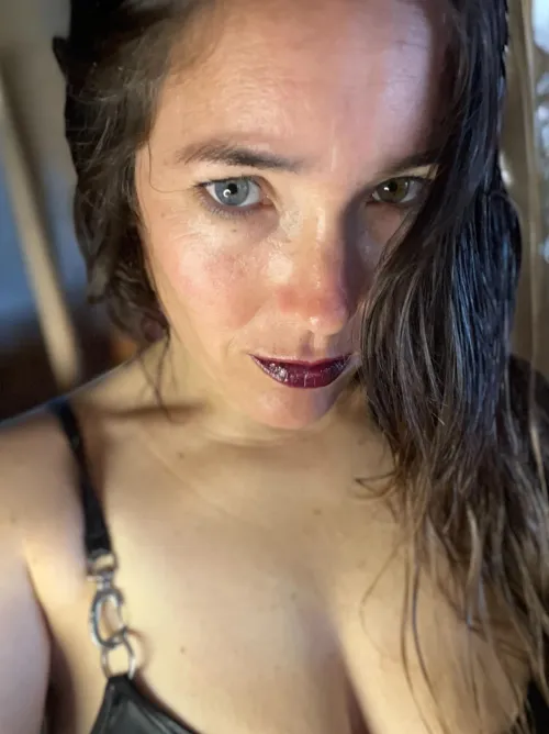 You're lucky your new mistress has this beautiful face. Thank me for that.