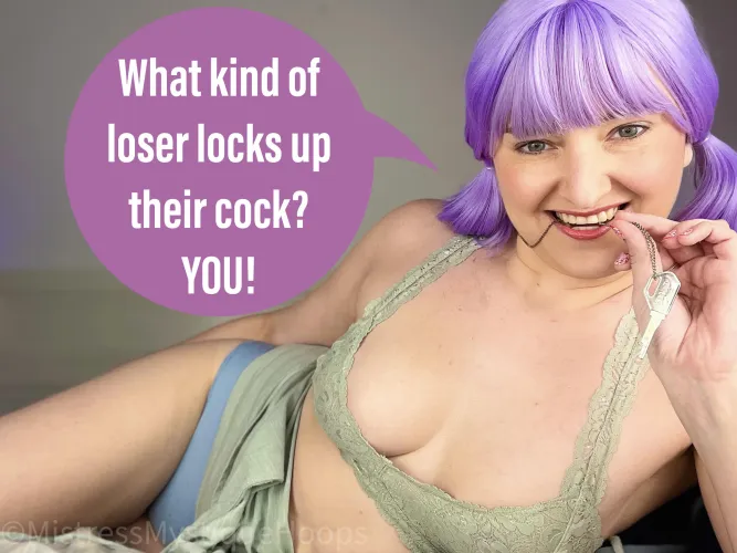 And that's exactly how it should stay, loser!