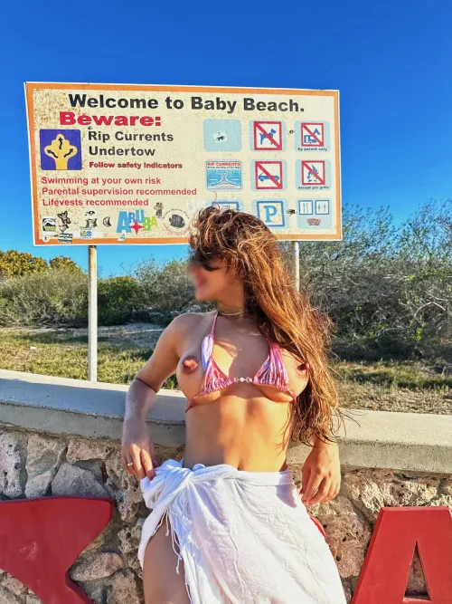 Baby Beach has me feeling bold today ☀️💋